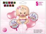  Set baloane, Girl, folie aluminiu, Roben Toys RB35411