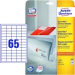 Avery Zweckform 38 mm x 21.2 mm Papír Íves etikett címke Avery Zweckform Fehér ( 25 ív/doboz ) (6121)