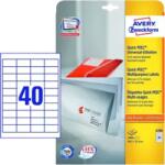 Avery Zweckform 48.5 mm x 25.4 mm Papír Íves etikett címke Avery Zweckform Fehér ( 25 ív/doboz ) (4780)