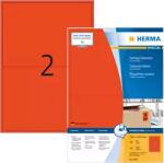 HERMA 199.6 mm x 143.5 mm Papír Íves etikett címke Herma Piros ( 100 ív/doboz ) (HERMA 4567)