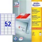 Avery Zweckform 48 mm x 21 mm Papír Íves etikett címke Avery Zweckform Fehér ( 100 ív/doboz ) (3650)