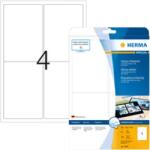 HERMA 96 mm x 139.7 mm Papír Íves etikett címke Herma Fehér ( 25 ív/doboz ) (HERMA 4908)