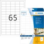 Herma 38.1 mm x 21.2 mm Papír Íves etikett címke Herma Fehér ( 25 ív/doboz ) (HERMA 10913)