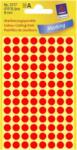 Avery Zweckform 8 mm x 8 mm Papír Íves etikett címke Avery Zweckform Neon piros ( 4 ív/doboz ) (3177)