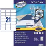 Avery Zweckform 63.5 mm x 38.1 mm Papír Íves etikett címke Avery Zweckform Fehér ( 100 ív/doboz ) (ELA040)