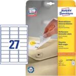 Avery Zweckform 63.5 mm x 29.6 mm Papír Íves etikett címke Avery Zweckform Fehér ( 25 ív/doboz ) (L4737REV-25)