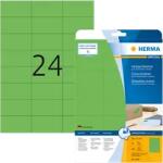 Herma 70 mm x 37 mm Papír Íves etikett címke Herma Zöld ( 20 ív/doboz ) (HERMA 4469)