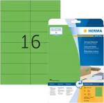 Herma 105 mm x 37 mm Papír Íves etikett címke Herma Zöld ( 20 ív/doboz ) (HERMA 4554)