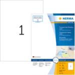 Herma 210 mm x 297 mm Műanyag Íves etikett címke Herma Átlátszó (víztiszta) ( 100 ív/doboz ) (HERMA 4376)