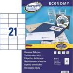 Avery Zweckform 70 mm x 42.3 mm Papír Íves etikett címke Avery Zweckform Fehér ( 100 ív/doboz ) (ELA013)