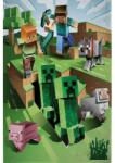 Halantex Minecraft: Battle of Creepers pătură polar - 100 x 150 cm (MNC 205FB) Patura