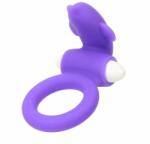 Guilty Toys Inel Vibrator de Penis Delfin, Silicon, Mov, Guilty Toys Inel pentru penis