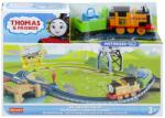 Thomas and Friends Set de joaca, Locomotiva motorizata cu vagon pe sine, Thomas and Friends, Nia, HGY81