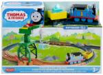 Thomas and Friends Set de joaca, Locomotiva motorizata cu vagon pe sine, Thomas and Friends, Cargo Drop, HGY79
