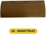 Redőnydiszkont Redőnyléc (mini, alumínium) 39mm-aranytölgy (RL-alu39-48)
