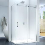 CLEAR Capri 80 x 120 x 195 cm szögletes tolóajtós zuhanykabin
