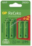 GP Batteries ReCyko Ni-MH akku HR6 (AA) 2600mAh 4+2db