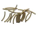  Margele Tub Twisted Gold Filled - Curve Tubing 34 x 1.5 mm - 1 Buc