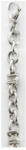 Victoria ezüst színű karkötő lánc (VBNACA40522)