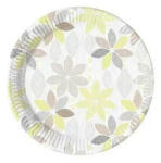 Procos Foliage, Lomb papírtányér 8 db-os 20 cm (PNN95206)