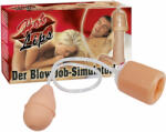  Buze Fierbinti - Pompă de Penis pentru Simularea Sexului Oral, 17 cm