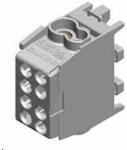 POLLMANN 2080136 HLAK25 1/2M2 Fővez. csatl. szürke műanyag alj 2x25mm2+2x16mm2