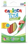 CARIOCA Creioane colorate CARIOCA Tita Maxi, hexagonale, flexibile, 12 culori/cutie (CA-42789)