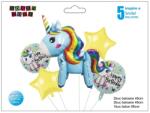  Baloane, Unicorn, folie aluminiu, Roben Toys RB35101