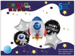  Baloane, racheta, folie aluminiu, Roben Toys RB35094