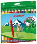 Alpino Creioane colorate cu guma, cutie carton, 24 culori/set, ALPINO Erasable (MS-AL013658) - vexio