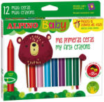 Alpino Creioane cerate, 12 culori/set, ALPINO Baby (MS-DA000060) - vexio