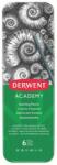 Derwent Creioane Grafit 3B-2H DERWENT Academy, cutie metalica, 6 buc/set, negru (DW-2301945) - vexio