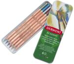 Derwent Creioane acuarela DERWENT Academy, cutie metalica, 6 buc/set, culori metalizate (DW-98200)