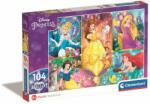 Clementoni Puzzle Clementoni Disney Princess Brilliant, 104 piese (S00020140_001w) Puzzle