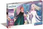 Clementoni Puzzle Clementoni Disney Frozen Jewels, 104 piese (T01020182_001w) Puzzle
