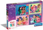 Clementoni Puzzle 4 in 1 Clementoni Disney Princess, 12-16-20-24 piese (N00021517_001w) Puzzle