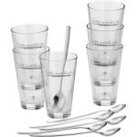 WMF Latte Macchiato pohár készlet WMF Clever & More 6 db + kanalak 996269999 (996269999)