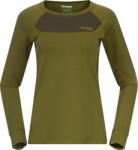 Bergans Cecilie Wool Long Sleeve Women Green/Dark Olive Green XS Lenjerie termică (8825-25280-XS)