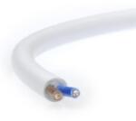 Prysmian H05VV-F 2x 0, 75 mm2 fehér (drum), MT 2x0, 75 (300/500V) hajlékony tömlővezeték (20210363) (KB100137200)