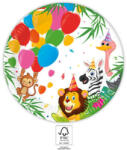 Dzsungel Balloons papírtányér 8 db-os 23 cm FSC (PNN93779) - gyerekagynemu