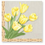  Húsvét Tulips szalvéta 20 db-os 33x33 cm (PNN93291) - gyerekagynemu