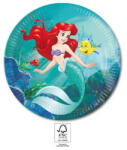  Disney Hercegnők, Ariel Curious papírtányér 8 db-os 23 cm FSC (PNN95455) - gyerekagynemu