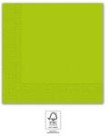  Zöld Unicolour Light Green szalvéta 20 db-os 33x33 cm FSC (PNN93051) - gyerekagynemu