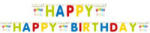  Happy Birthday Streamers felirat 200 cm (PNN81849) - gyerekagynemu