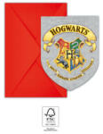  Harry Potter Hogwarts Houses Party meghívó 6 db-os FSC (PNN93370) - kidsfashion