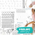 Hellomywall Suli előkészítő Padlopi letörölhető színező (PD-0133)