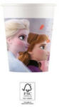  Disney Frozen II Leaf, Jégvarázs papír pohár 8 db-os 200 ml FSC (PNN93465)