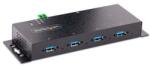 StarTech Hub USB Startech Industrial 5G4AINDNP-USB-A-HUB, 4x USB 3.2 Gen 1, Black (5G4AINDNP-USB-A-HUB)