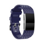 BSTRAP Silicone Diamond (Small) curea pentru Fitbit Charge 2, blue (SFI002C17)