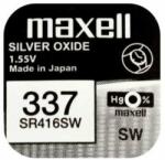 Maxell Baterie ceas Maxell SR416SW V337 1.55V oxid de argint 1buc (337-MAXELL) - habo Baterii de unica folosinta